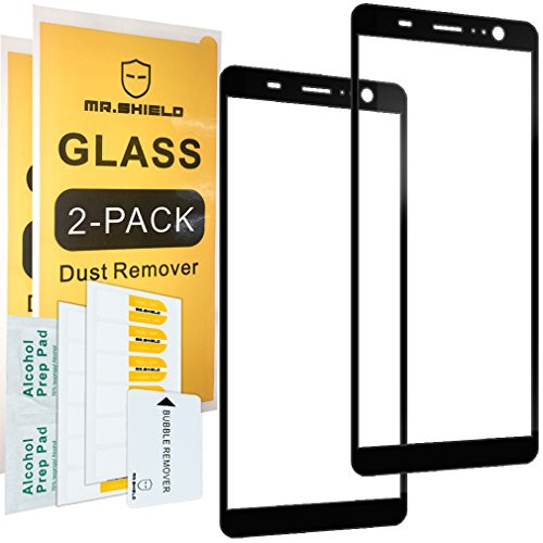 [2-PACK]-Mr Shield For HTC U11 Plus / HTC U11+ [Japan Tempered Glass] [9H Hardness] [Full Cover] Screen Protector with Lifetime Replacement Warranty