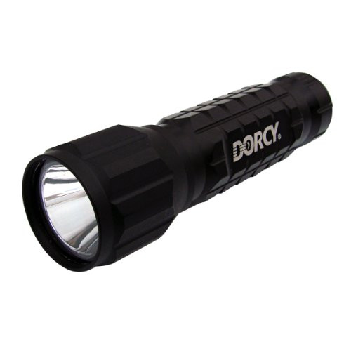 Dorcy 120-Lumen Weather Resistant LED Flashlight with Holster, Black (41-4284)