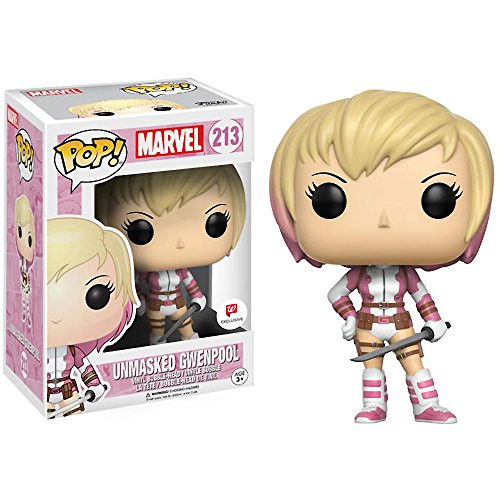 Funko Unmasked Gwenpool (Walgreens Exclusive): Gwenpool x POP Marvel Vinyl Figure and 1 POP Compatible PET Plastic Graphical Protector Bundle - 213 / 13187 - B- Funko Unmasked Gwenpool (Walgreens Exclusive): Gwenpool x POP Marvel Vinyl Figure and 1 POP Compatible PET Plastic Graphical Protector Bundle - 213 / 13187 - B-