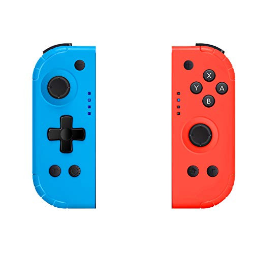 Joy Con Controller Replacement for Nintendo Switch, SHANGCAI Left Right Joy Con Pad Wireless Remote Controllers with Ergonomic Hand Grip Comfortable Handheld Gamepad (Wake Up Version)