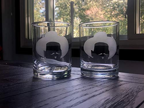 Doc Holliday Rocks Glasses - 2 Glasses - Tombstone Whiskey Gift Set - Doc Holliday - Tombstone