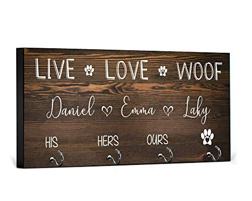 Personalized Dog Leash Hanger for Wall Dog Lovers Gift Wall Key Rack Dog Lead Hookdog leash hook Practical housewarming gifts Decorative wall hooks Organizer hallway Key Holder Personalized Dog Leash Hanger for Wall Dog Lovers Gift Wall Key Rack Dog Lead Hookdog leash hook Practical housewarming gifts Decorative wall hooks Organizer hallway Key Holder