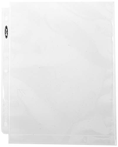 BCW 8x10 Photo Page 8x10 Photo Pages Photo Storage Binder, Ultra Clear (COMINU038307), 1-Pack