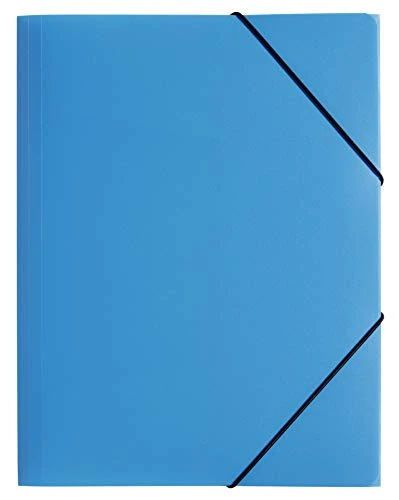 Pagna A4 Lucy Trend Colour Elasticated Folder - Blue/Green/Orange/Pink