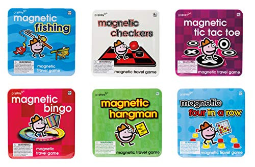 GoPlay Magnetic Travel Games Set of 6