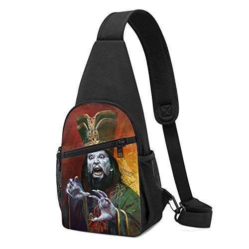 Hamiltion David Lo Pan Big Trouble in Little China Crossbody Bag Shoulder Bag Crossbody Travel Bag Triangle Backpack Unisex
