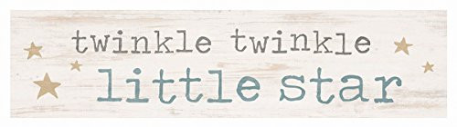 P. GRAHAM DUNN Twinkle Twinkle Little Star Whitewash 6 x 1.5 Inch Pine Wood Mini Tabletop Sign P. GRAHAM DUNN Twinkle Twinkle Little Star Whitewash 6 x 1.5 Inch Pine Wood Mini Tabletop Sign