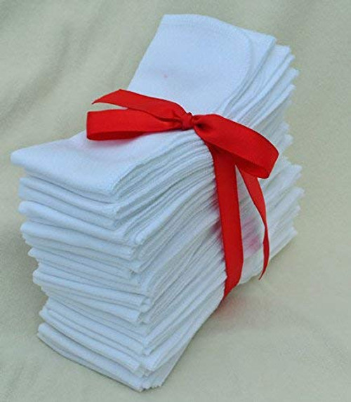 1 Ply 11x12 Inches White Cotton Birdseye Paperless Towel Set of 30 Your Choice of Color Edging 1 Ply 11x12 Inches White Cotton Birdseye Paperless Towel Set of 30 Your Choice of Color Edging