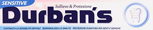 Durban's:"Sensitive" Toothpaste 2.5 Fluid Ounces (75ml) Tube - Italian Import -