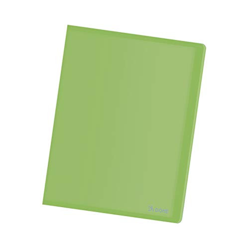 Dohe 91382 Polypropylene Folder with 10 Sleeves  Flexible  Green