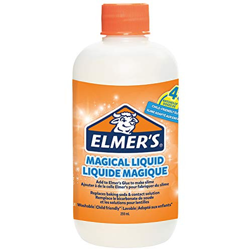 Elmer's Glue Slime Magical Liquid Slime Activator Solution, Ideal for Making Slime, Makes Four Batches of Slime, 259 ml