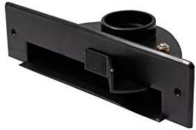 Ultra Clean Central Vacuum Automatic Dustpan Sweep Inlet Vacpan Rough-in Kit (Black)