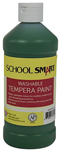 School Smart Tempera Paint, Gallon, Red