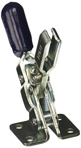 Clamp-Rite 11011CR Vertical Handle Toggle Clamp, Flanged Based, U-Bar, 100 lb Holding Capacity