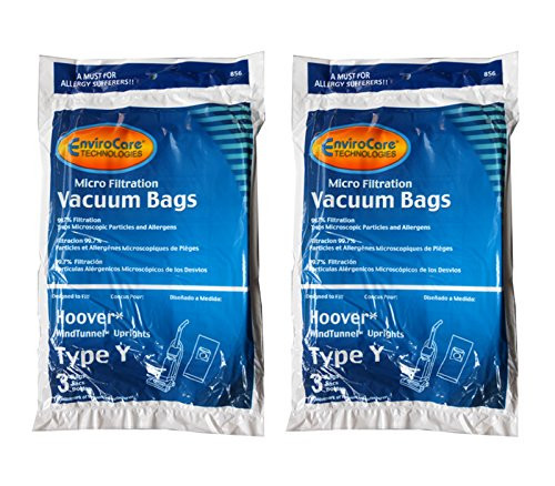 EnviroCare Replacement Micro Filtration Vacuum Cleaner Dust Bags made to fit Hoover Windtunnel Upright Type Y 6 pack