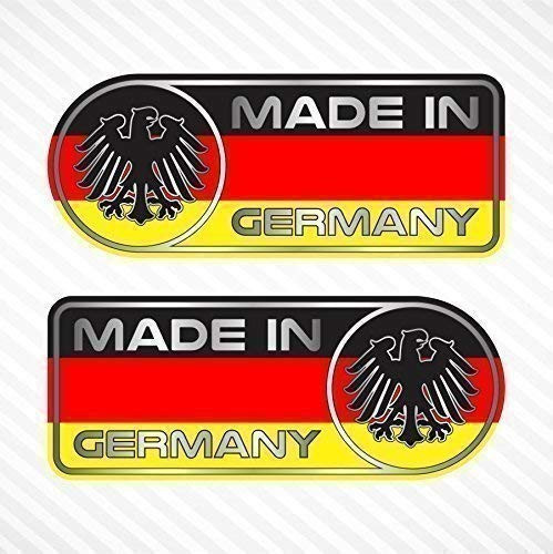 Made In Germany Sticker Set Vinyl Decal Badge For German Car SUV Quarter Panel Emblem Compatible With BMW