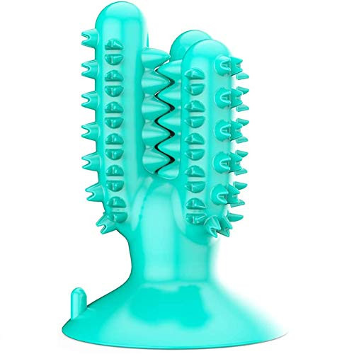 Dog Chew Toothbrush Teeth Cleaning Toys Puppy Brushing Stick Dental Oral Care for Pet (Blue)