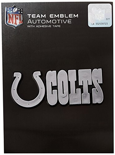 NFL Indianapolis Colts Chrome Automobile Emblem