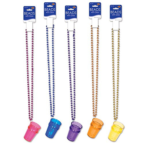 Beistle Beads w/Glass Party Supplies, one size, multicolor