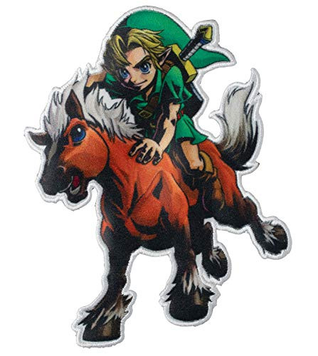 Simplicity Nintendo The Legend of Zelda Link and Epona Applique Clothing Iron On Patch, 3.2'' x 3.8