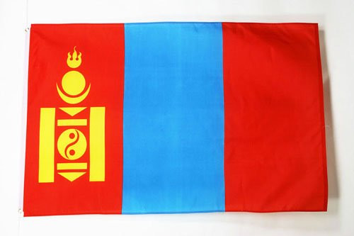 AZ FLAG Mongolia Flag 2' x 3' - Mongolian Flags 60 x 90 cm - Banner 2x3 ft