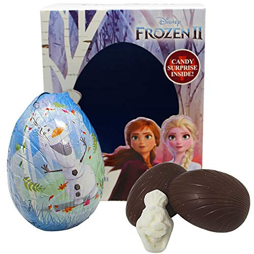 Disney Frozen 2 Milk Chocolate Easter Egg with Olaf Shaped Marshmallow, 2.12 Ounce Disney Frozen 2 Milk Chocolate Easter Egg with Olaf Shaped Marshmallow, 2.12 Ounce