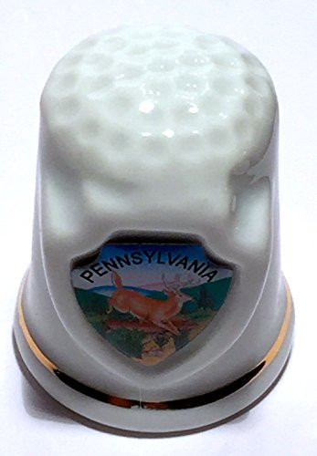 Pennsylvania State Souvenir Collectible Lpco Thimble