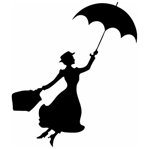 Hatcherabilia Mary Poppins Inspired Novelty Wall Sticker