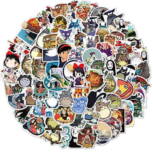 100 Pcs Hayao Miyazaki Animation Stickers Totoro Stickers for Teens, Girls, Adults,Kids - Stickers for Waterbottles,Laptop,Phone,Hydro Flask - Waterproof Vinyl Sticker (Hayao Miyazaki Animation) 100 Pcs Hayao Miyazaki Animation Stickers Totoro Stickers for Teens, Girls, Adults,Kids - Stickers for Waterbottles,Laptop,Phone,Hydro Flask - Waterproof Vinyl Sticker (Hayao Miyazaki Animation)