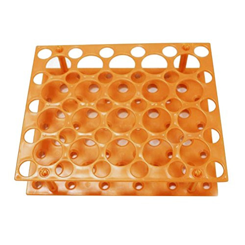 UKCOCO Detachable Centrifuge Tube Racks Centrifuge Tube Holder Laboratory Scientific Experiment Accessory 15ml/50ml (Orange)
