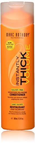 Marc Anthony Instantly Thick Sulfate-Free Weightless Volumizing Conditioner, 12.9 Ounces, Conditions Hair and Boosts Volume, Helps Thin, Fine or Flat Hair Look Fuller