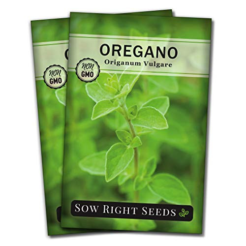Sow Right Seeds - Oregano Seed for Planting  Non-GMO Heirloom  Instructions to Plant and Grow a Kitchen Herb Garden, Indoor or Outdoor  Great Gardening Gift (2) Sow Right Seeds - Oregano Seed for Planting  Non-GMO Heirloom  Instructions to Plant and Grow a Kitchen Herb Garden, Indoor or Outdoor  Great Gardening Gift (2)