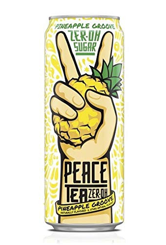 Peace Tea Pineapple Groove Zer-Oh, 23 Fl oz