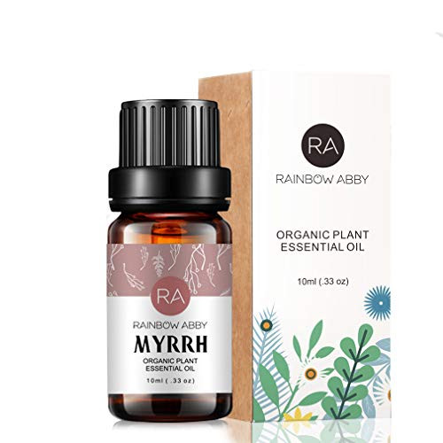 Myrrh Essential Oil 10ml (0.33oz) - 100 percent Pure Therapeutic Grade for Aromatherapy Diffuser, Massage, Skin Care