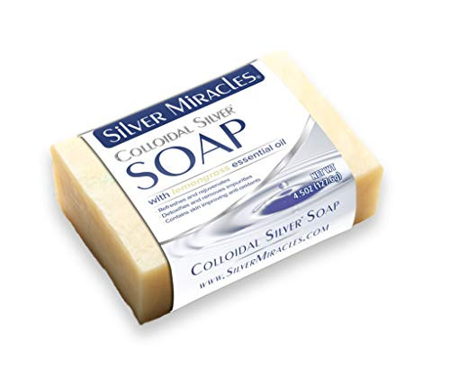 Sillver Miracles Colloidal Silver Soap With Lemon Grass Essential oil