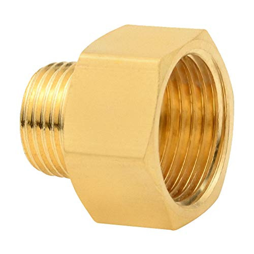 Joywayus 3/4" Female GHT Thread x 3/4" Male NPT Thread Brass Pipe Fittings Adapter Joywayus 3/4" Female GHT Thread x 3/4" Male NPT Thread Brass Pipe Fittings Adapter