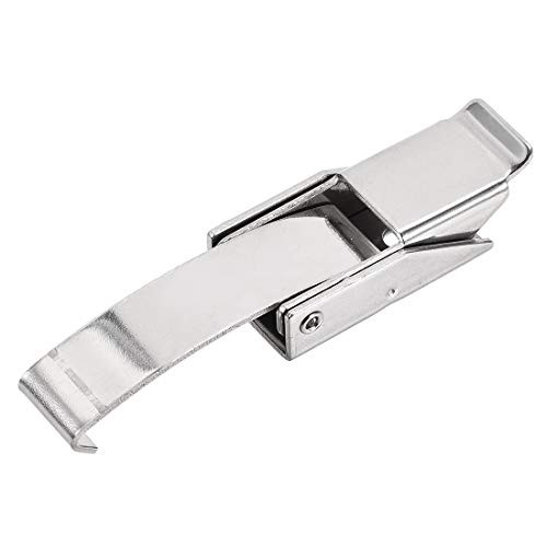 uxcell 3.39-inch SUS304 Stainless Steel Draw Toggle Latch with Spring-Steel Hook