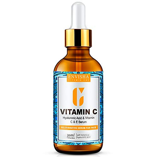 Vitamin C Serum for Face - Day and Night Serum with Hyaluronic Acid, Vitamin E, Improve Skin Texture  and  Glow, Moisturizer - Face Serum for All Skin