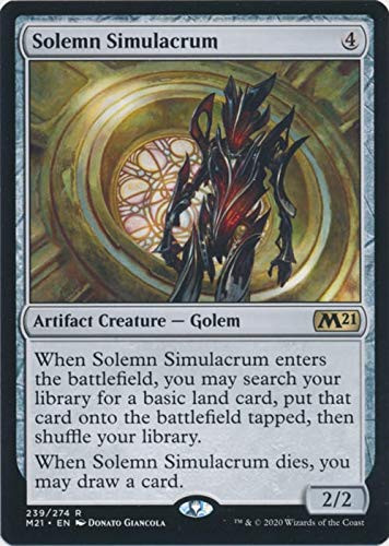 Magic: The Gathering - Solemn Simulacrum - Core Set 2021