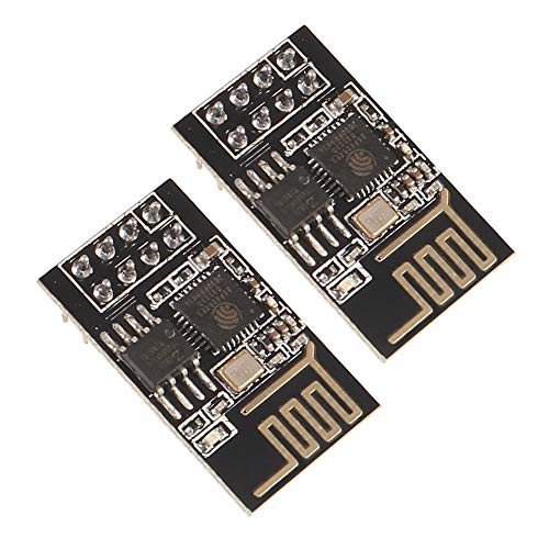 Organizer 2pcs ESP8266 ESP-01s Serial Wireless WiFi Transceiver Receiver Module 1MB SPI Flash DC3.0-3.6V Internet of Things WiFi Module Board Compatible for Arduino (ESP8266 ESP-01S)