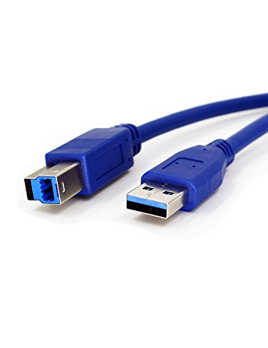 USB3.0 Printer Cable 3FT,Aiposen USB 3.0 Type A Male to B Male Cable for Brother, HP, Canon, Lexmark, Epson, Dell, Xerox, Samsung etc(Blue 1M)