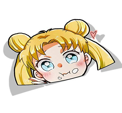 BLKUOPAR 5.1'' Anime Sticker Sailor-moon-usagi-tsukino for Vinyl Car Wrap Decal Funny Car Stickers Waterproof Creative Refrigerator Occlusion Scratch