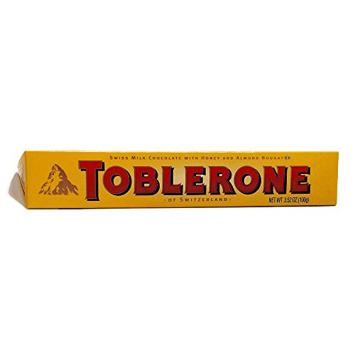 Toblerone Milk Chocolate Bar 3.52 oz each (1 Item Per Order)