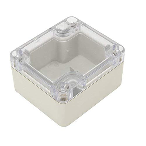 YXQ Clear Cover Junction Box IP65 Waterproof ABS Enclosure Cable Project Case (2.48 x 2.28 x 1.38 inches)