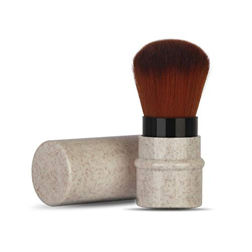 kabuki, Retractable Blusher Makeup Brush, Round Powder Cosmetic Brushes for Blush, Powder, Foundation ( 4) kabuki, Retractable Blusher Makeup Brush, Round Powder Cosmetic Brushes for Blush, Powder, Foundation ( 4)
