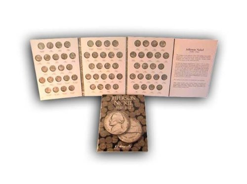H.E. Harris Jefferson Nickels 1938-1961 HE Harris Coin Folder