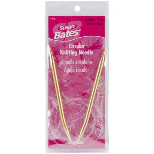 Susan Bates Silvalume Circular Knitting Needles 29 Inch - Size 10