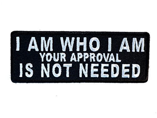 I AM WHO I AM. Embroidered Patch 4 inch IVANP4264