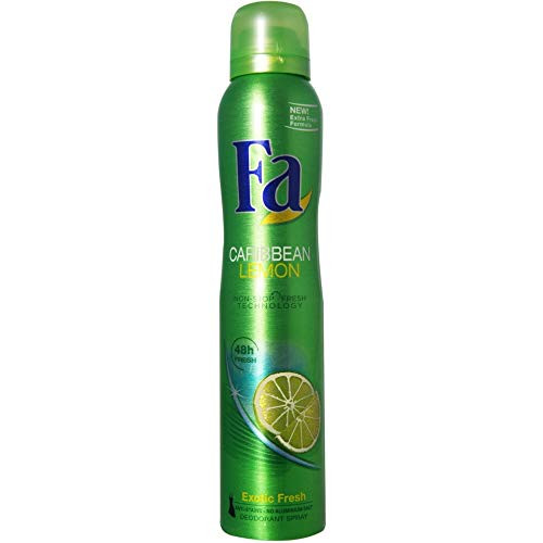 FA Deodorant Spray, Caribbean Lemon 6.75 oz