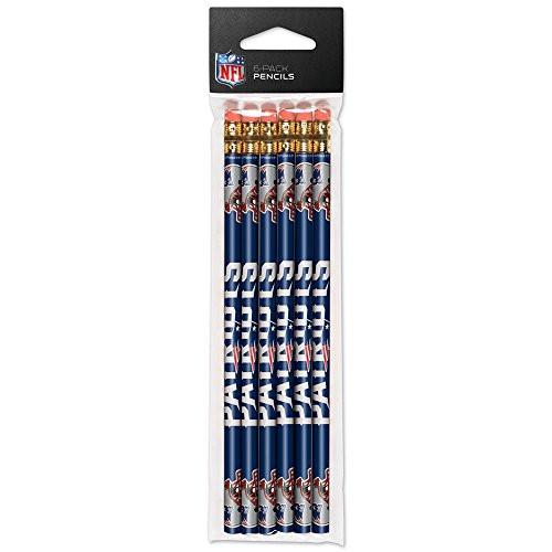 WinCraft NFL New England Patriots 15545014 Pencil (6 Pack)